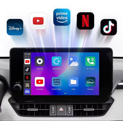 Box Android 13 Wireless Carplay e Android Auto TV Box com Youtube Netflix