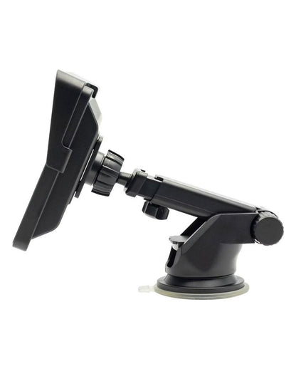 Reprodutor de vídeo multimídia portátil com tela sensível ao toque IPS de 7 polegadas, CarPlay, Android Auto e rádio automotivo.