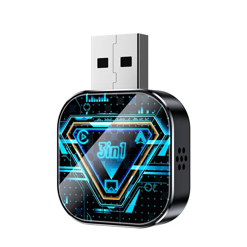 Adaptador CarPlay Mirror Link 3 em 1 sem fio  (2026)