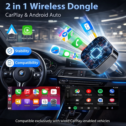 Adaptador CarPlay, Android Auto